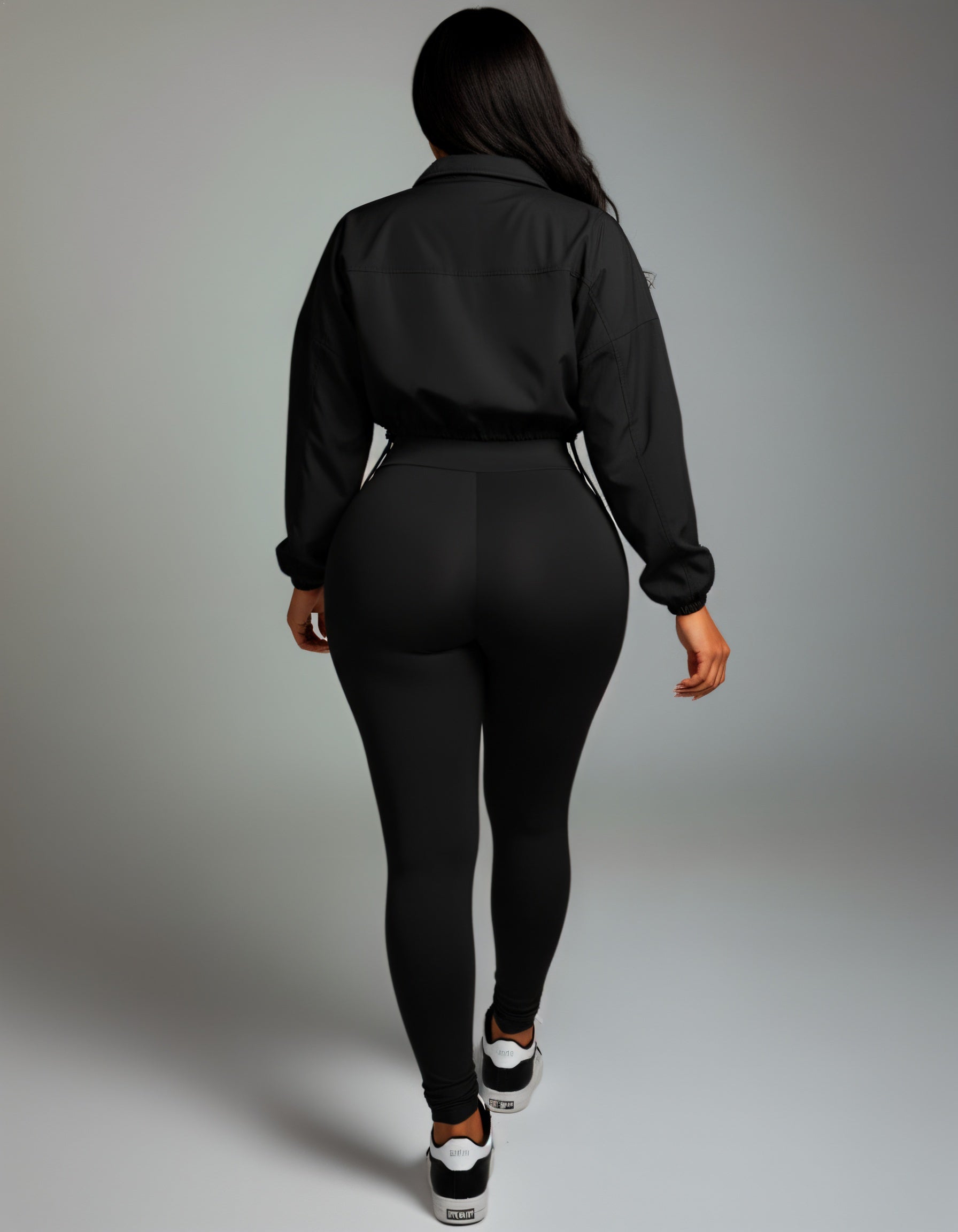 TATUM Cropped Zip Up Jacket & Leggings Set