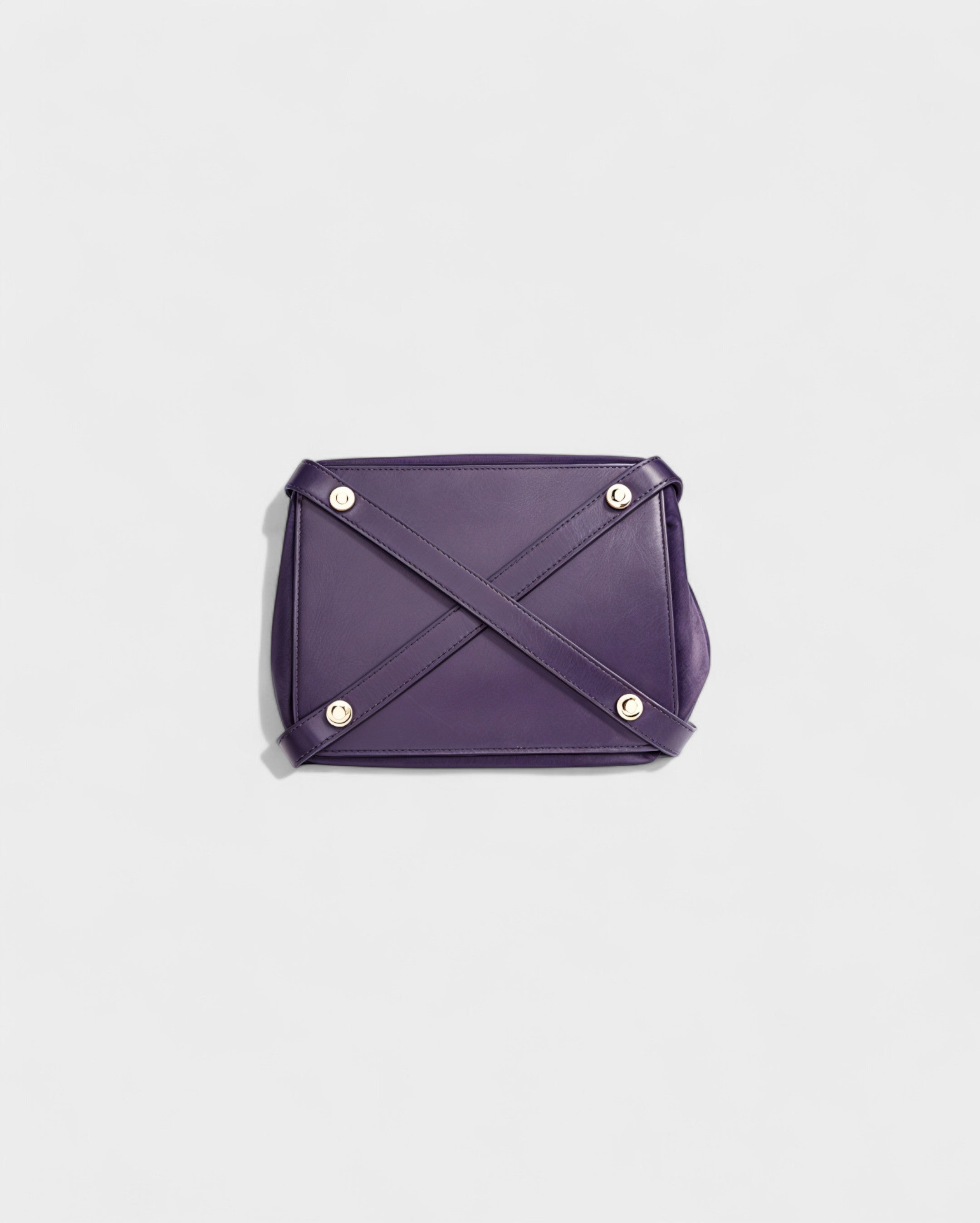 THESSA Faux Suede Shoulder Bag