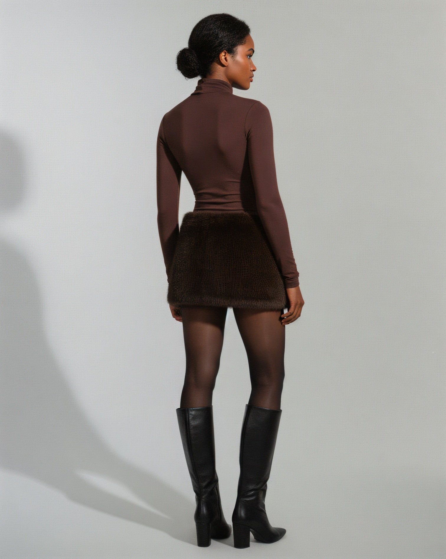 TIANA Faux Fur Skirt