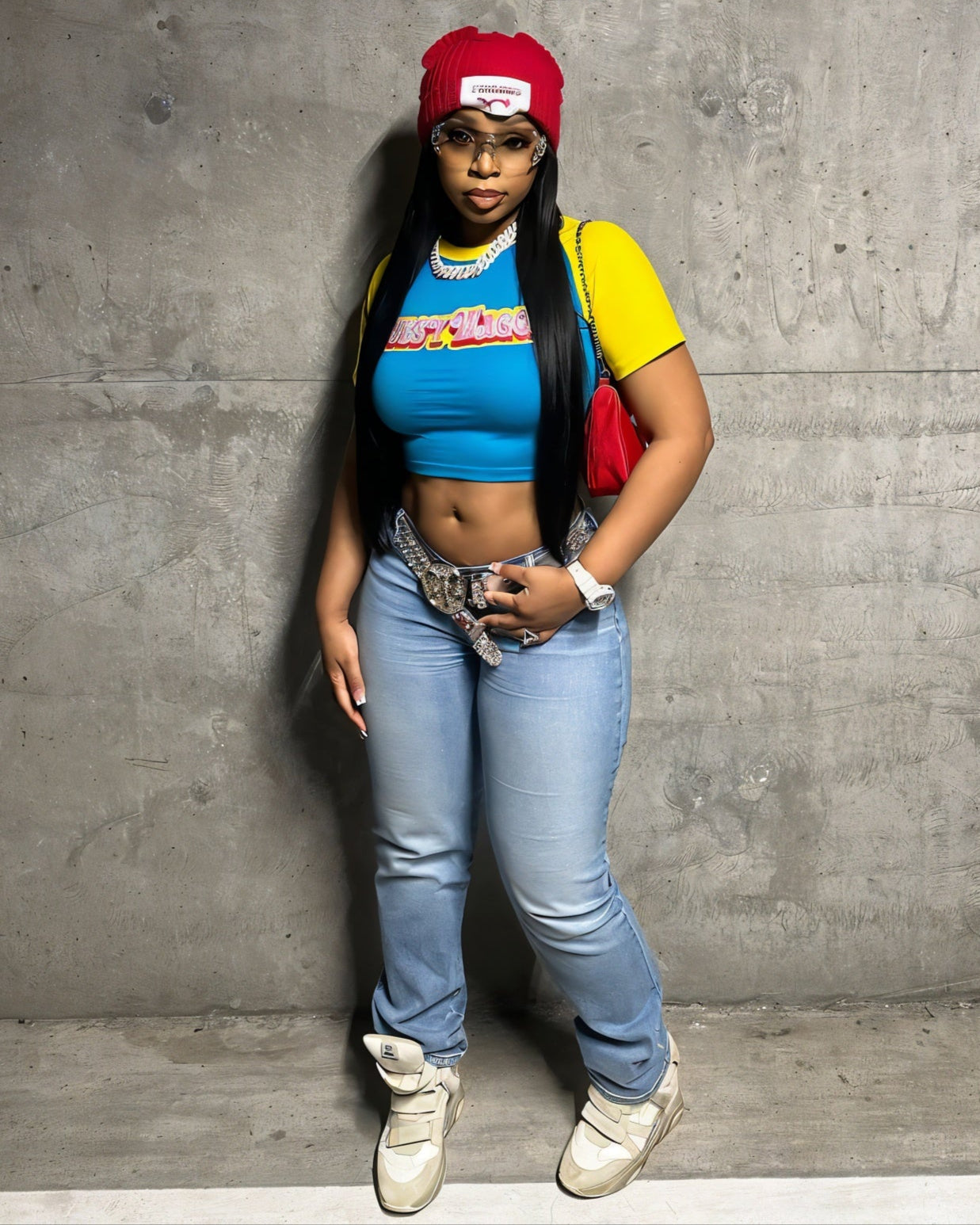 LUANNE Retro Crop Top