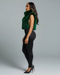 KARISE Plush Faux Fur Vest Top