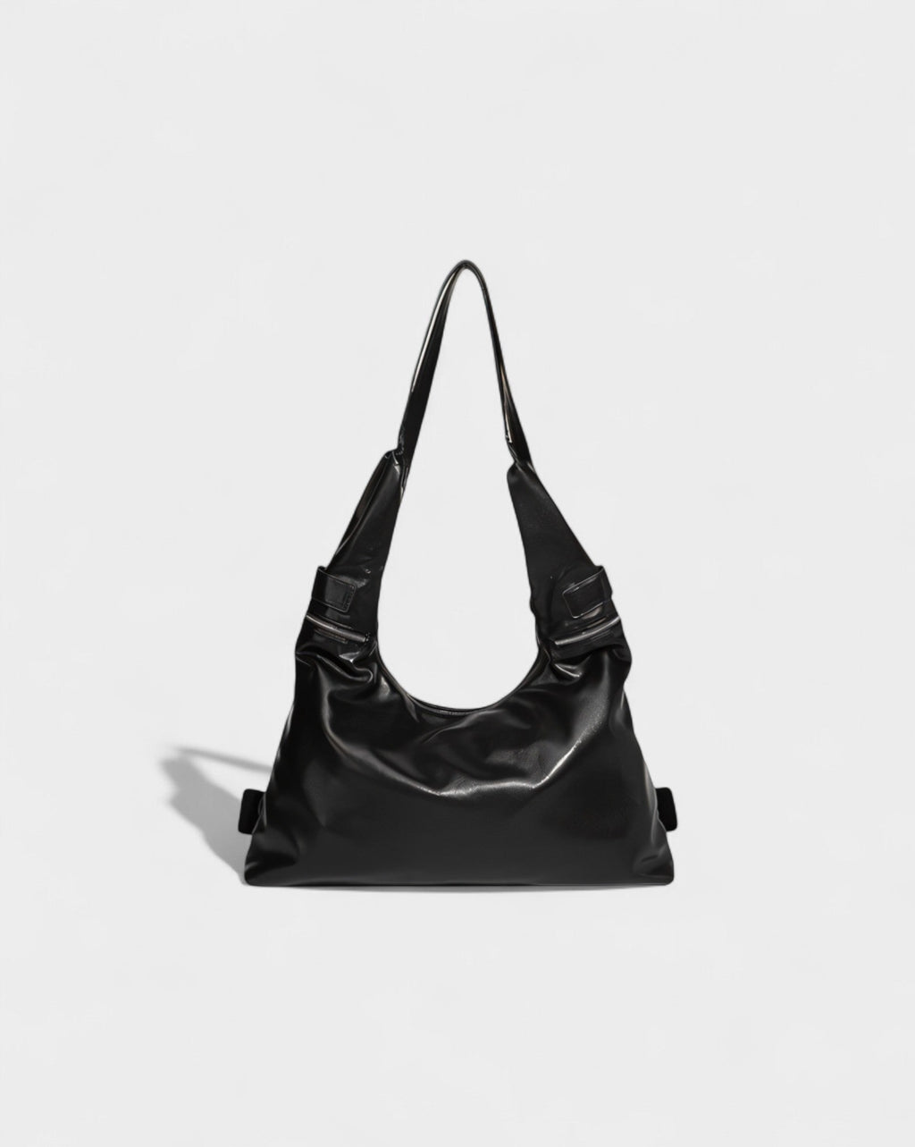 BRINA Multi-Pocket Buckle Shoulder Bag