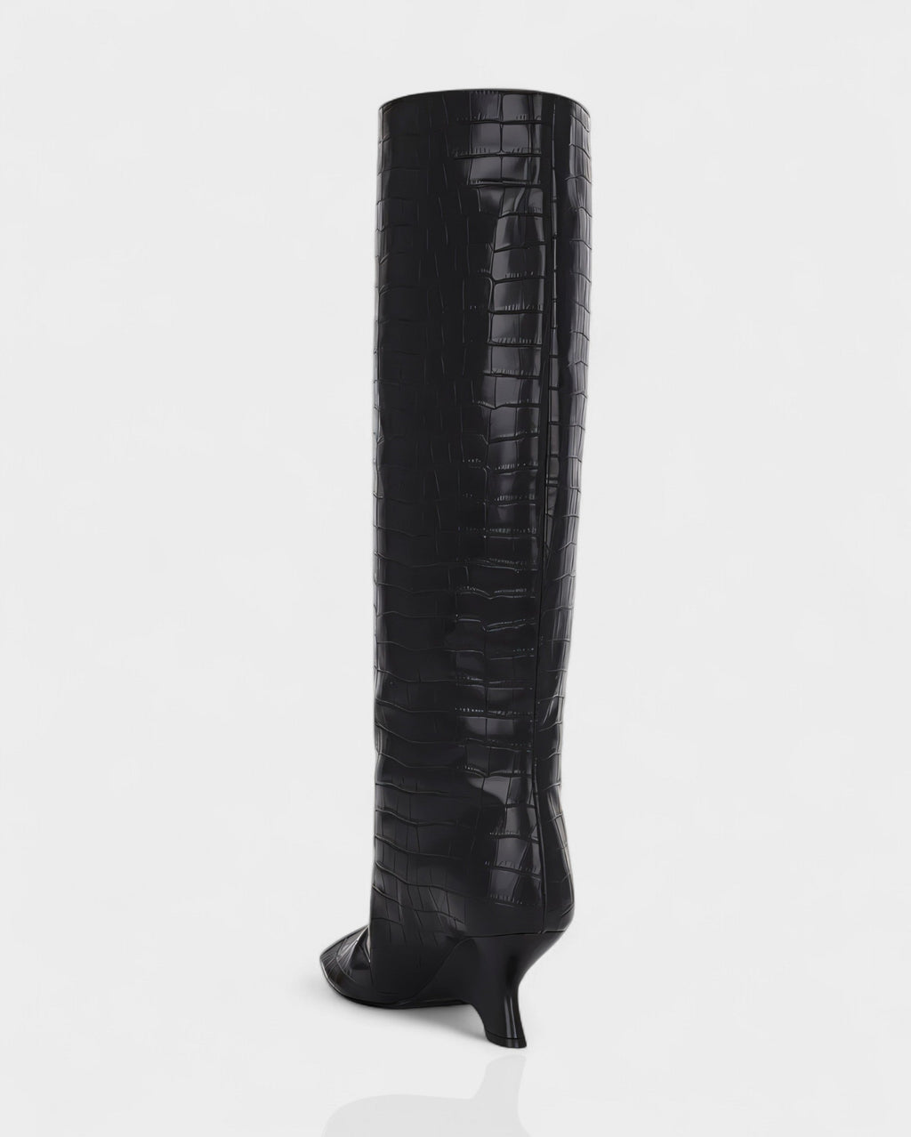 HELIRA Peep Toe Wedge Knee High Boots