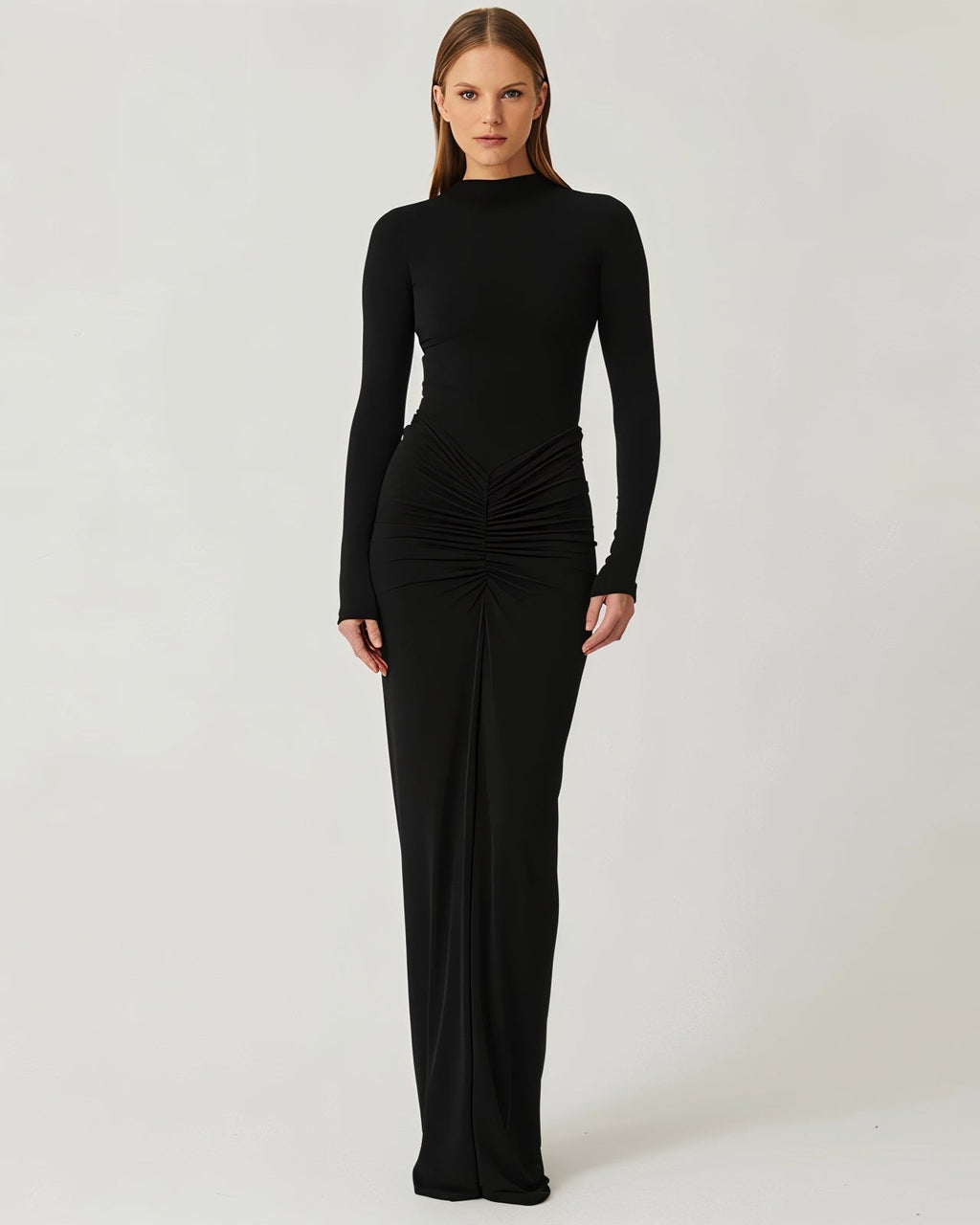 ALICE Ruched Maxi Dress