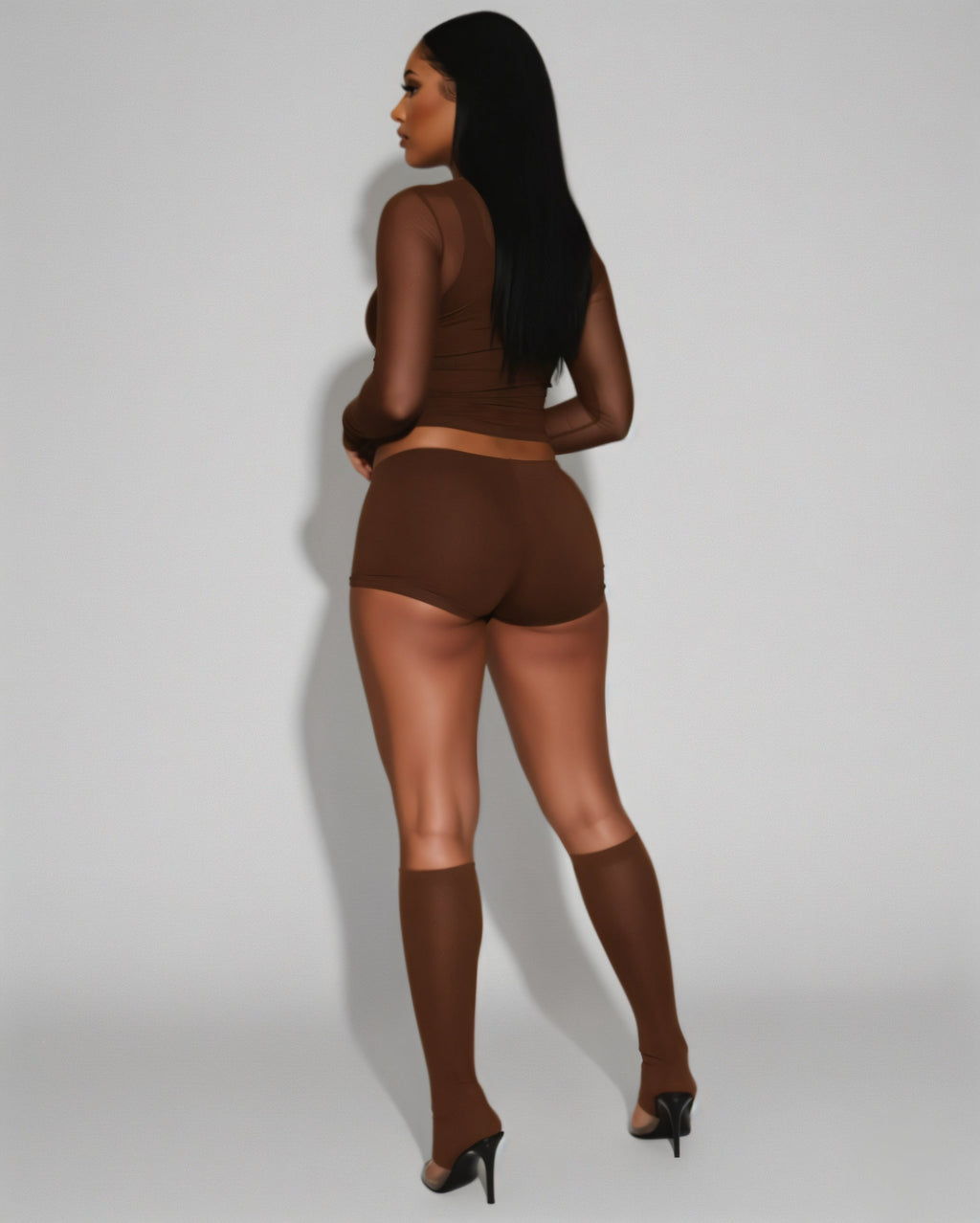 DEIA Mesh Detail Four-Piece Set