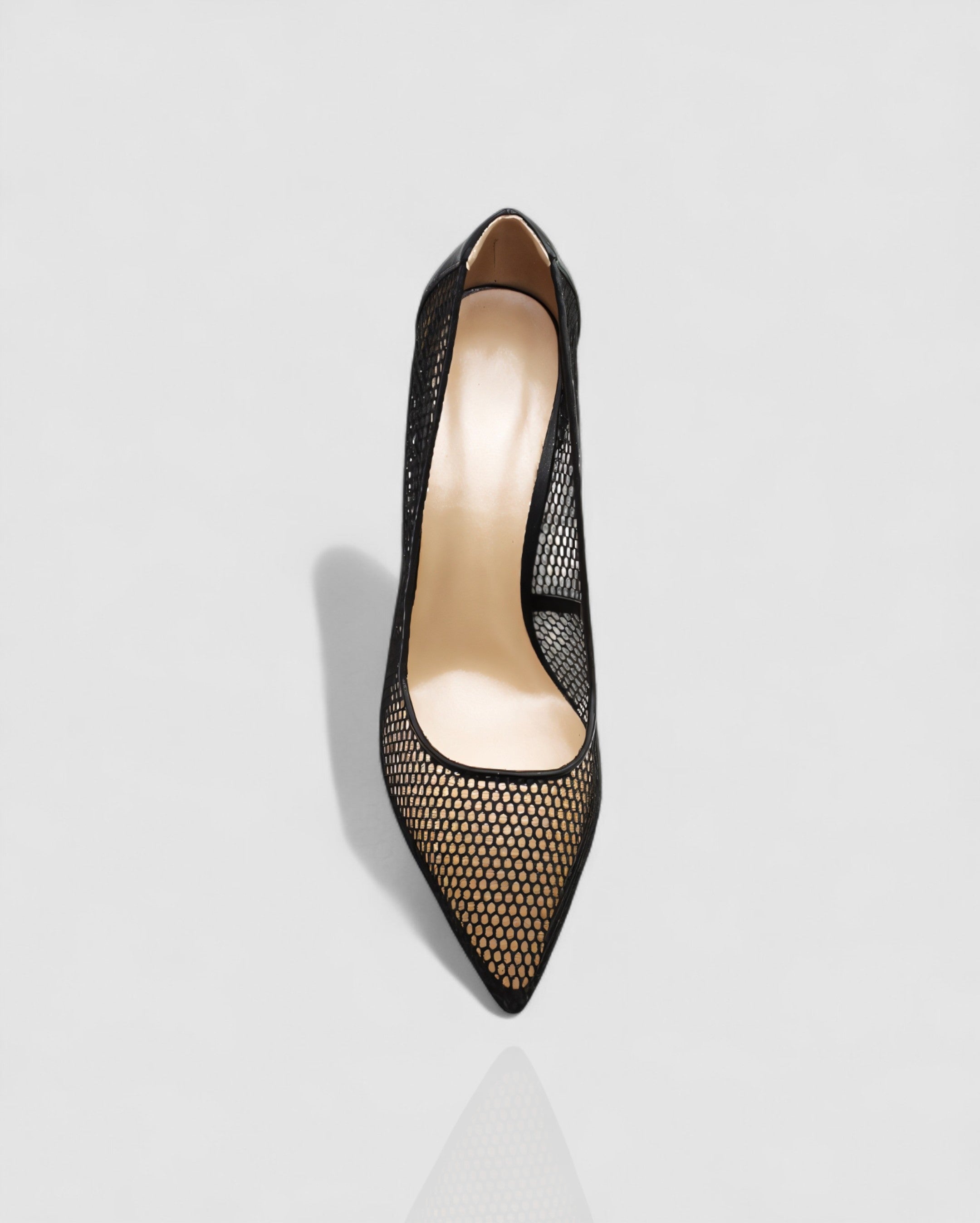 HIYARA Mesh Net Stiletto Heels