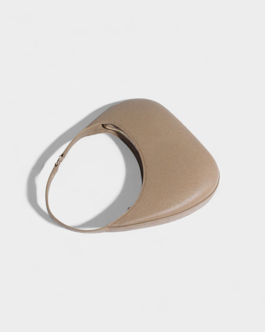 BELVIA Faux Leather Crescent Bag