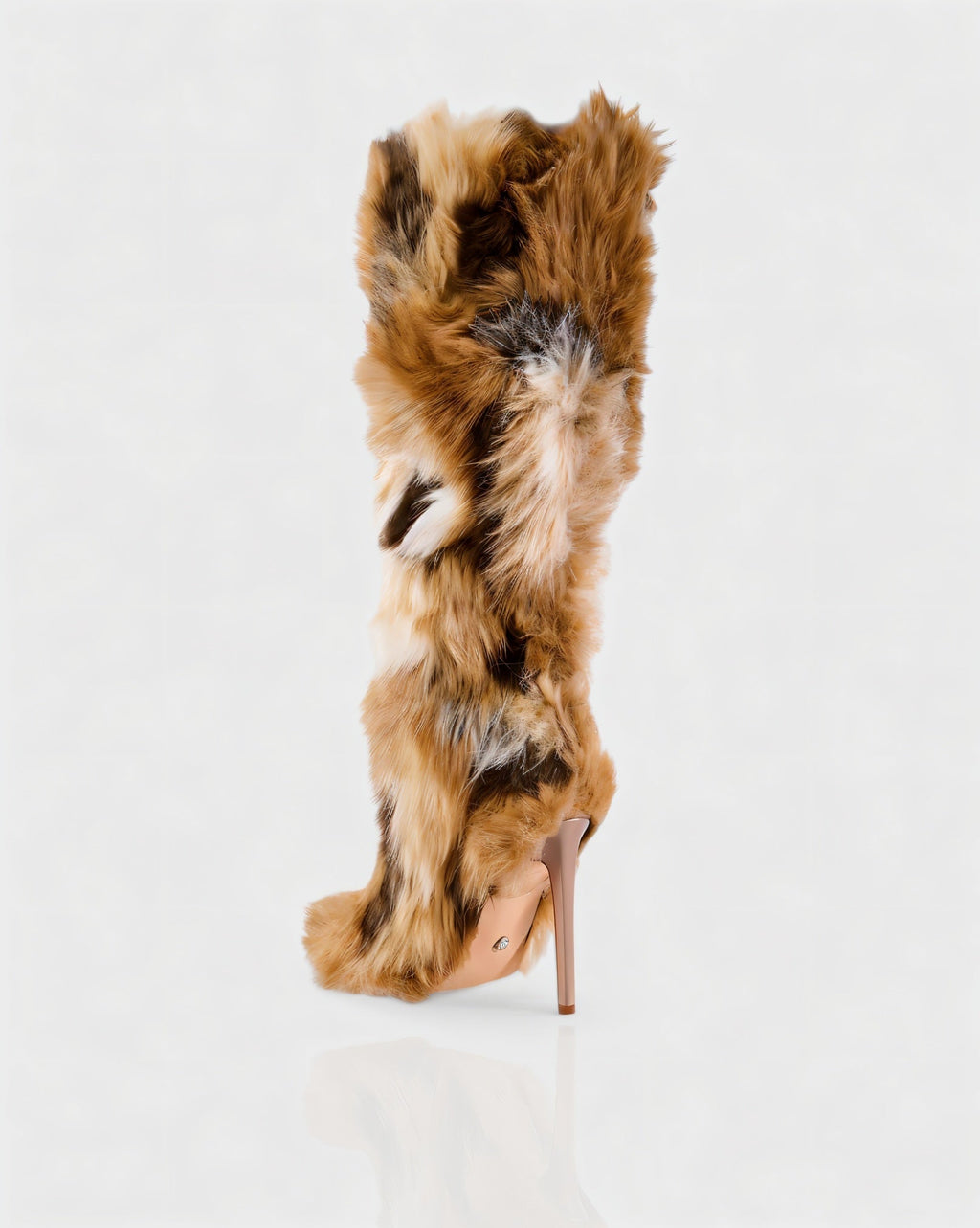 ALBA Multicoloured Faux Fur Boots