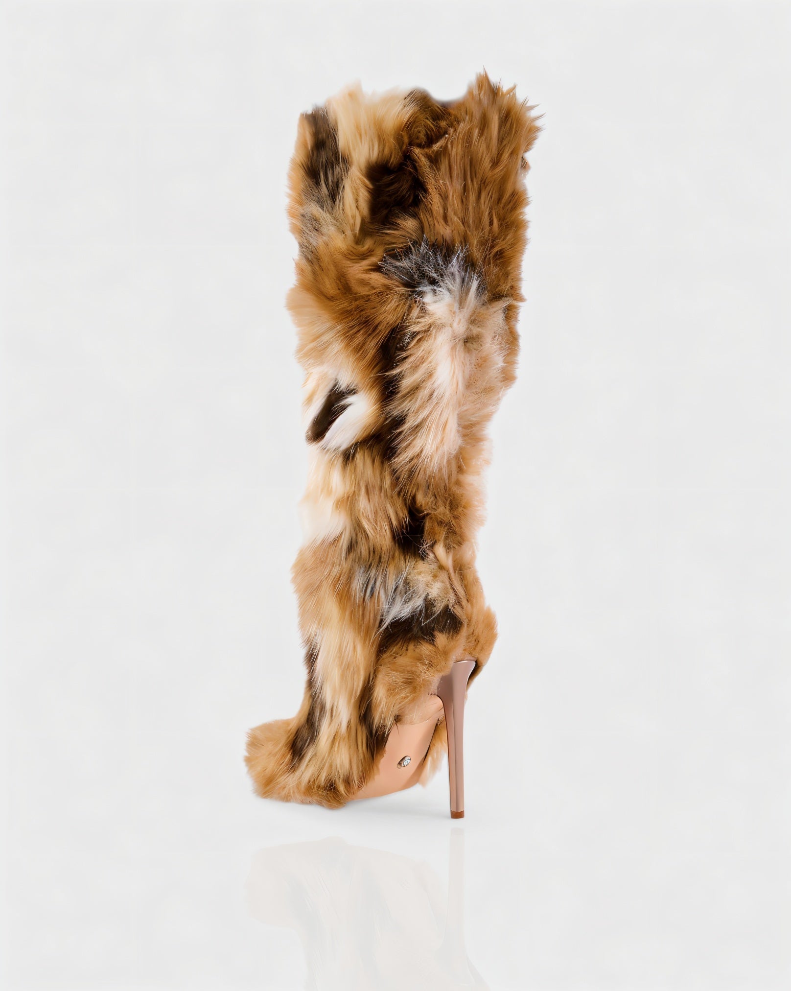 ALBA Multicoloured Faux Fur Boots