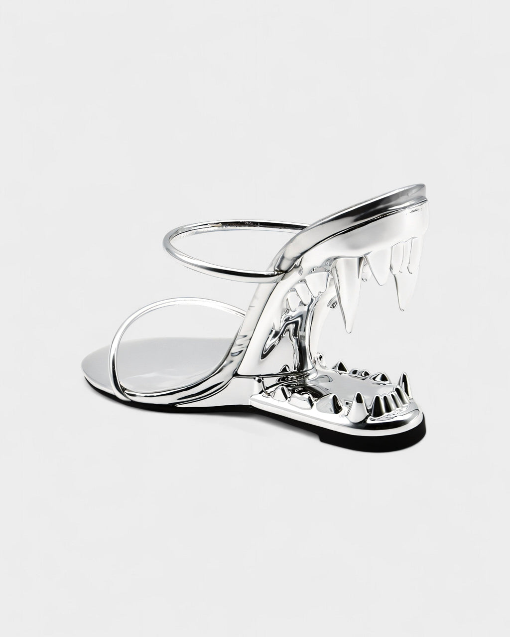 MALAYA Fang Sculpted Heel Sandals