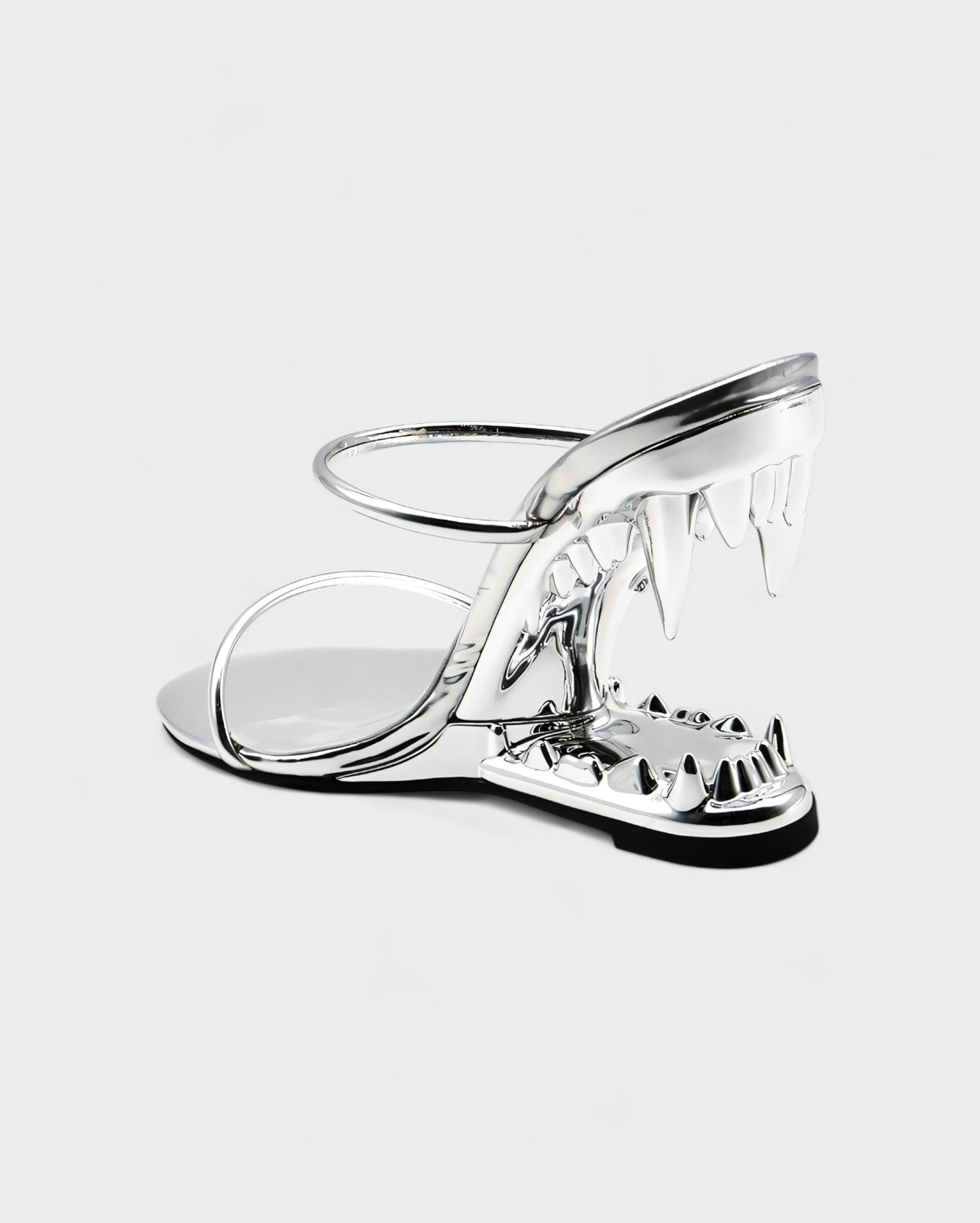 MALAYA Fang Sculpted Heel Sandals