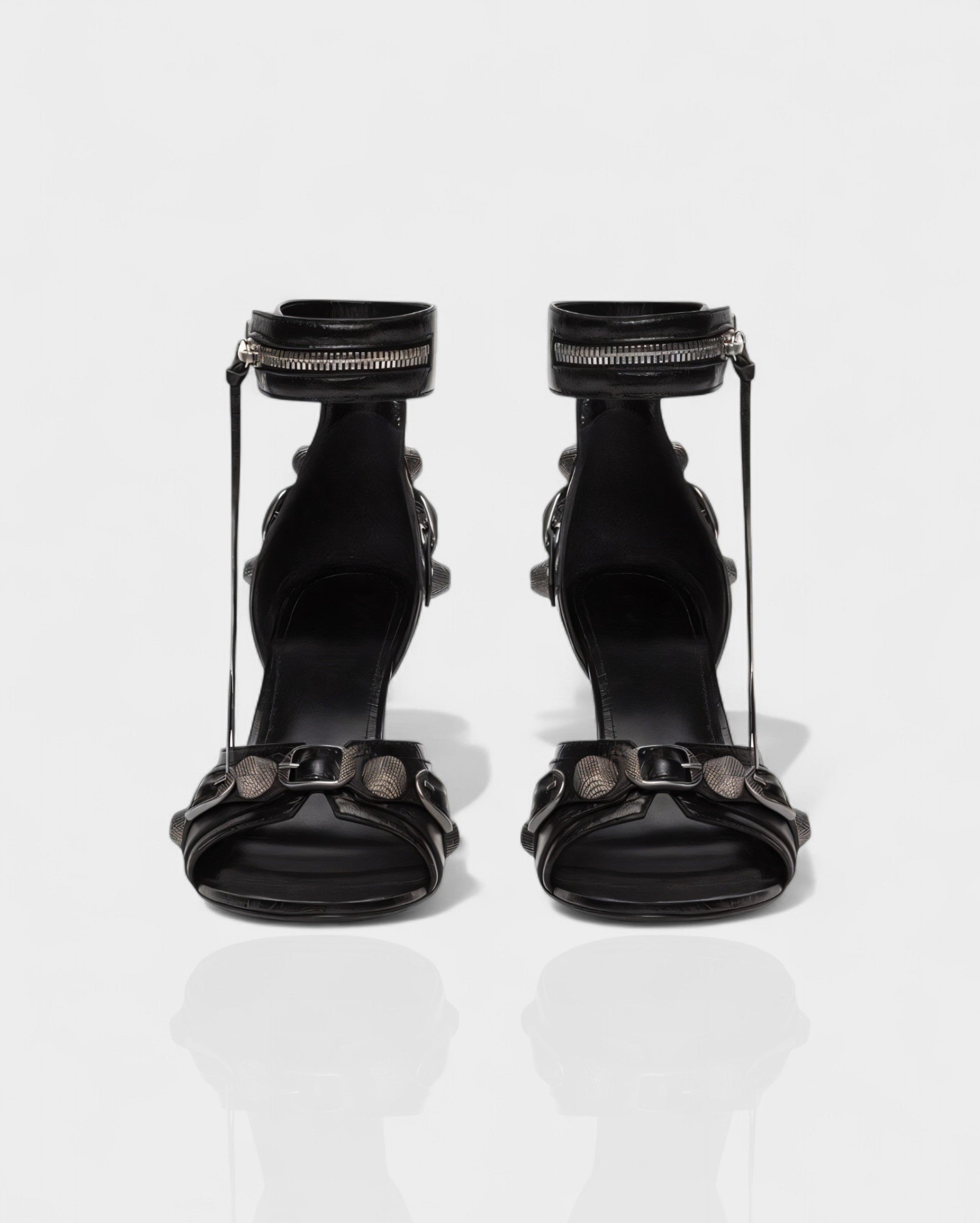 PALISSE Buckle Detail Stiletto Heels